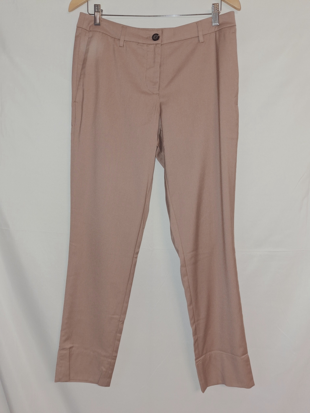 Wildfang Empower Trouser Pants In Rose Brown Size 8
